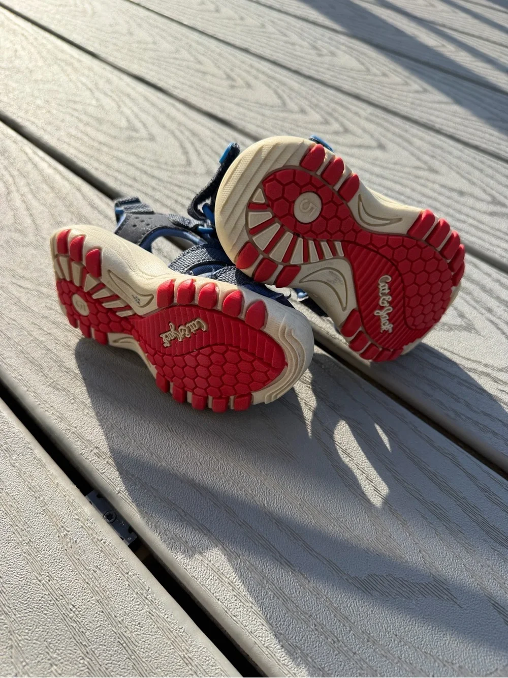 Cat & Jack toddler sandals blue size 5